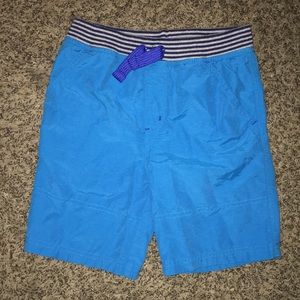 Kids Small 4/5 bright blue shorts